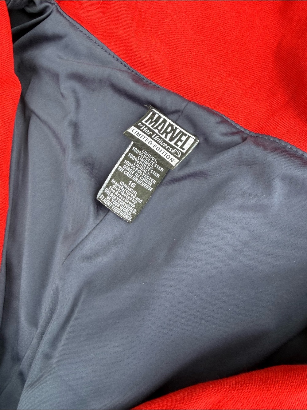 Her Universe Thor Navy and Red Sailor-Inspired Midi Dress - Picture 8 of 8